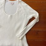 Knox Rose Cream Ribbed Long Sleeve Slim Fit Tee - Sz XXL ππ Photo 5