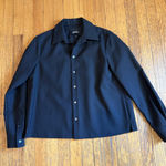 Marc Jacobs Shirt Womens 0 Black Runway Fall 2020 Button Front Long Sleeve Top Photo 0