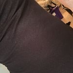 Chaser Cowl Neck Black Shimmer Tank Top Photo 3