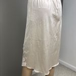 Maidenform Vintage  Half Slip Style 81411 Lace Trim Side Slit Size Large Union US Photo 3