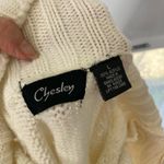 Chesley Beige Cowl Neck Sweater L with Button Detail Size L Photo 2