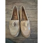 Giani Bernini  Women's Cream Memory Foam Leather Slip On Loafers Flats Size 9.5 Photo 7