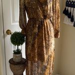 Enfocus Studio  Animal Print Boho Western Maxi Dress Photo 0