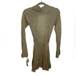 Nwt Twiggy Tan Ruffle Belted Cardigan Photo 1
