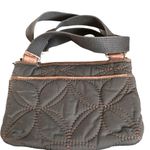 Fossil Key Per Quilted Black Crossbody Shoulder Bag Wide Strap Pockets 11X8” Photo 1