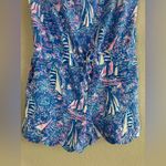 Lilly Pulitzer Jace Strapless Romper Boca Blue Sailabration size Large $138 Photo 10