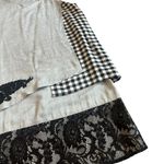 Desigual  Sleeveless Dress Patch Plaid Lace Shift Fit Size 38 10 Women's US Photo 4