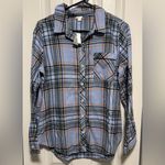 Aerie NWT  Oversized Plaid Flannel Shirt Size Small Photo 1