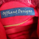 Offhand Designs Knitting Project Bag Carpet Bag Purple Pink Swirl Design Rare Photo 9