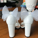 Wedding Shoes White Size 7 Photo 1