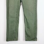 Soft Surroundings  Ultimate Denim Pull-On Slim Leg Jeans Dusty Olive Green Small Photo 7