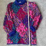 Farm Rio  Mixed Leopard Pop Sweater Dress Size Large Photo 4