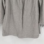 Lucky Brand  Women’s Off Shoulder Striped Gauzy Peasant Top Medium Black White‎ Photo 4