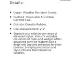 Vionic EUC  Leather Madeline Ankle Boots Size Photo 8