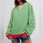 We The Free Free People  Classic Striped Oversized Sweater Photo 6