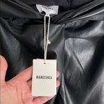 NANUSHKA Milo Sarong Vegan Leather Mini Skirt Black Size XS Photo 8