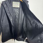 Hunter  Water Resistant Cotton Smock Rain Jacket Women M Black Outdoor Hooded Photo 4