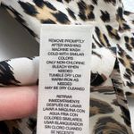 Chico's  0 US S 4 No Iron Button Down Up Shirt Effortless Love Leopard Woman's Photo 12