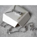 Source Unknown NWOT Bridal/Wedding Trilogy CZ Silver Tone Link Chain Glam Y2k Pendant Necklace Photo 2