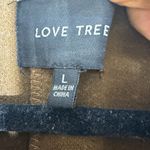 Love Tree Women’s Belted Long Coat Size Large Brown Polyester Style Peacoat Photo 3