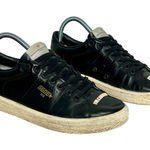 Golden Goose Vulcanized Low Top Sneakers Black Shoe Size 9 Photo 0