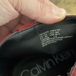 Calvin Klein Nanuka Bordeaux Suede Ankle Boots - Size 9.5 Photo 5