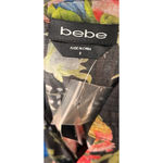 Bebe  Rose Floral Corset Top Size 0 Collar Black Soft Goth Fairy Grunge Baddie Photo 5