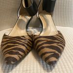 Tahari  Zebra Patterned Heels with Ankle Strap Photo 5