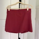 Athleta NWT New Brooklyn Short Red Mid Rise 13 1/2" Skort Mini Stretch Photo 1