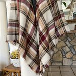 Max Studio  Plaid Poncho One size Photo 2