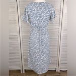 Sienna Sky  Floral Print Midi Dress Blue/Pink-Small Photo 2