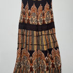 Bohemian Tiered CottageCore Maxi Skirt with  Photo 0