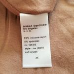 Naked Wardrobe Womens Criss-Cross Scoop Em Up Romper Nude Spaghetti Straps Sz M Photo 6