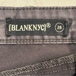 BLANK NYC Washed Black Skinny Cargo Twill Moto Military Style Pants Photo 4