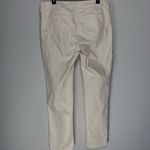 J Jill White Denim Slim Ankle Jeans Authentic Fit Mid Rise Office Minimal Work Size 12 Photo 4