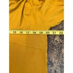 Free People  Mustard Yellow Ribbed Open V Back XS Oversize Loose Fit Photo 5