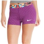 Nike  PRO Women 3.0" COMPRESSION Yoga/Gym Shorts purple  size Small Photo 0