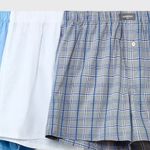 Goodfellow  Boxer Shorts Blue & Plaid S Photo 0