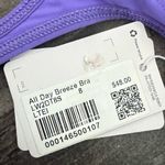 Lululemon NWT Women’s All Day Breeze Bra Size 8 Purple (Electric Indigo) Photo 3