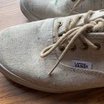 Vans  Sneaker Shoe Women Size 7.5 Cream Casual Footwear Summer Indie Style Photo 2
