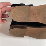 Clarks Somerset Cabaret Black Suede Ankle Booties Size 9.5 Photo 7