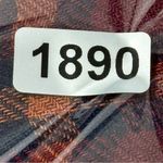 Rails  Women’s Size S Merlot Navy Gold Plaid Hunter Flannel Button Down Shirt Photo 9