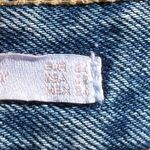 ZARA TRF Butterfly 🦋 Embroidered Distressed MOM FIT DENIM Shorts Photo 11