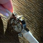 Cute Cat Watch with rhinestones and glasses. Functional White Photo 5