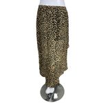 H&M Women's Hi-Low Leopard Print Skirt H & M  Size 6 Photo 1