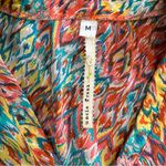 Uncle Frank  Ivy Jane Cover Up Tunic Top Pom-Pom Sleeve Size M Beachy Boho Retro Photo 3