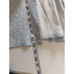 Milkmaid Dress Tallulah Blue White Floral Midi Sz M Cottagecore Peasant Kutumai Size M Photo 8