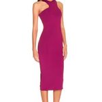 Super down Darla Midi Dress in the color Sangria Photo 4