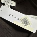 Topshop NEW  Black Bodysuit Cutout Front Ring Long Sleeve Goth Fall Mod 70s Photo 6