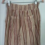 Billabong  Striped Wide Leg Pants - Red and Cream Photo 3